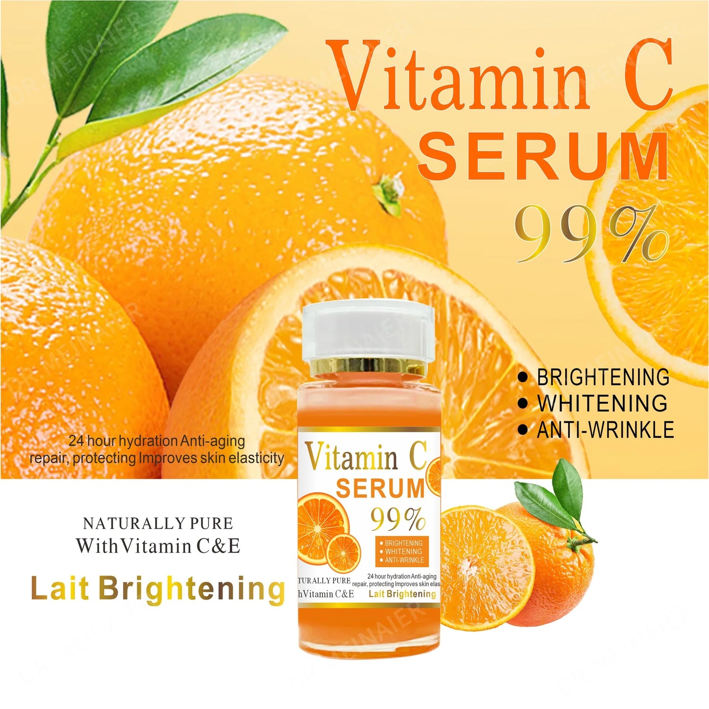 120ml 99% Vitamin C Serum Oil: Your Ultimate Facial Skin Brightening Solution