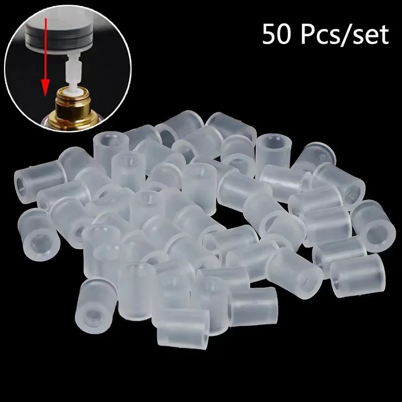 50pcs Perfume Dispenser Syringe Tool with Special Needle - Mini Portable Converter