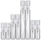 8/16PCS Portable Refillable Glass Perfume Spray Bottles for Travel