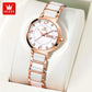 OLEVS Women's Luxury Quartz Wristwatch - Elegant, Waterproof Bracelet Watch