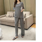 Women's Plus Size Modal Cotton Suit: Summer Relaxed Sports Pants & Yoga Two-Piece Set