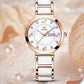 OLEVS Women's Luxury Quartz Wristwatch - Elegant, Waterproof Bracelet Watch