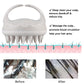 Scalp Brush Massager Sculp Scrubber Brush Wheat Straw Biodegradable Silicone Shampoo Brush Hair Scalp Massager For Hair Growth