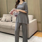 Women's Plus Size Modal Cotton Suit: Summer Relaxed Sports Pants & Yoga Two-Piece Set