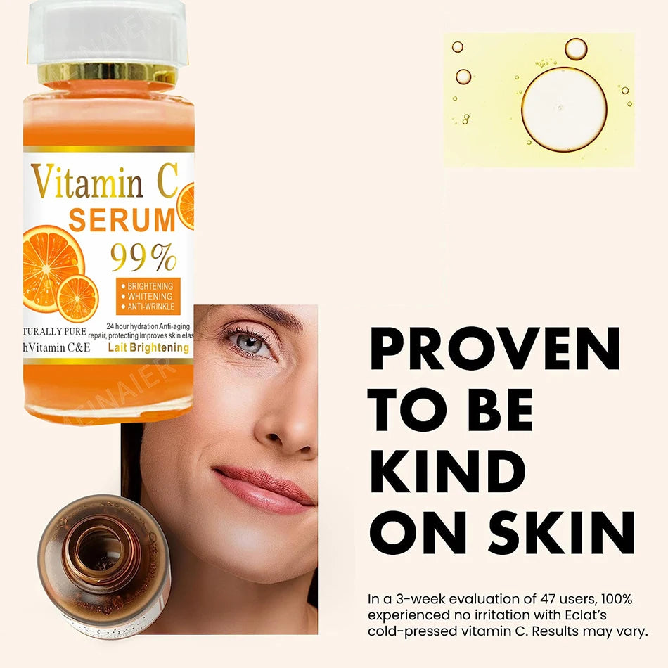 120ml 99% Vitamin C Serum Oil: Your Ultimate Facial Skin Brightening Solution