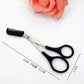 Eyebrow Trimmer Scissors with Comb - Stainless Steel Beauty Tool for Women