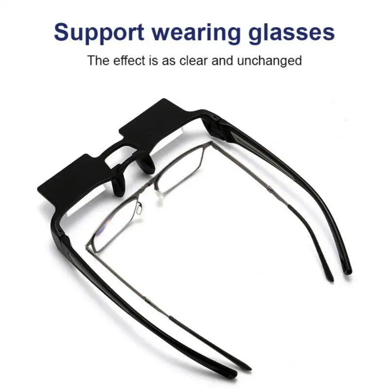 Ultra-Light Lazy Glasses – Full Frame Eyewear for Horizontal Reading & TV Viewing