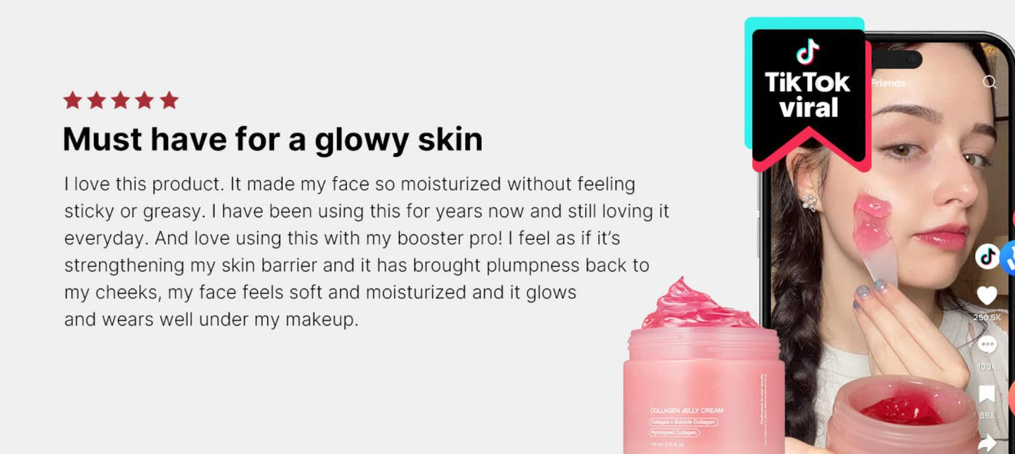 24h Glow & Lifted Collagen Jelly Cream: The Ultimate Skin Hydration Solution