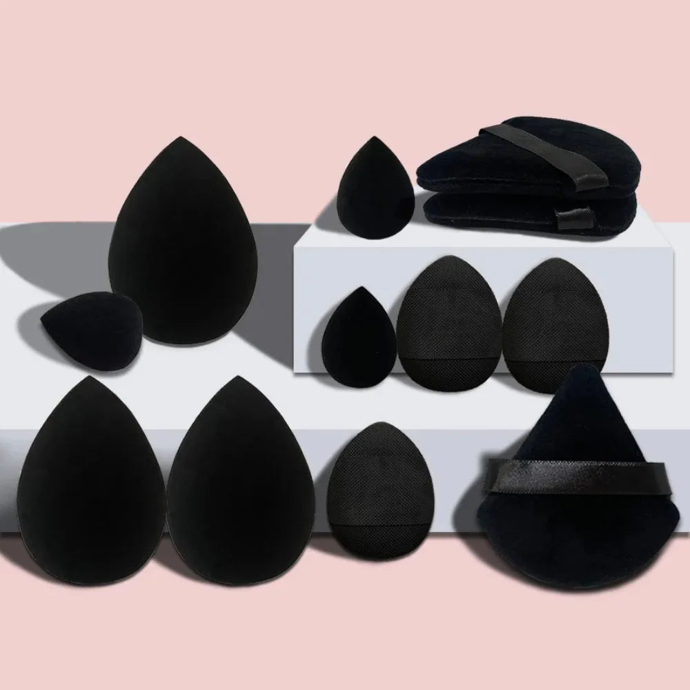 12pcs Soft Makeup Sponge Set for Foundation and Powder - Essential Beauty Tools for Women