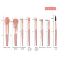 8PCS Makeup Brush Set - Includes Concealer, Blush, Powder, Eyeshadow, Highlighter, and Foundation Brushes