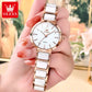 OLEVS Women's Luxury Quartz Wristwatch - Elegant, Waterproof Bracelet Watch