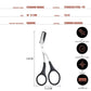 Eyebrow Trimmer Scissors with Comb - Stainless Steel Beauty Tool for Women