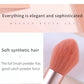 8PCS Makeup Brush Set - Includes Concealer, Blush, Powder, Eyeshadow, Highlighter, and Foundation Brushes