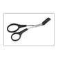 Eyebrow Trimmer Scissors with Comb - Stainless Steel Beauty Tool for Women