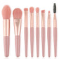 8PCS Makeup Brush Set - Includes Concealer, Blush, Powder, Eyeshadow, Highlighter, and Foundation Brushes