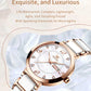 OLEVS Women's Luxury Quartz Wristwatch - Elegant, Waterproof Bracelet Watch