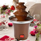 Chocolate Fountain 3-tier Mini Chocolate Tower Three Layer Melting Fondue Pot